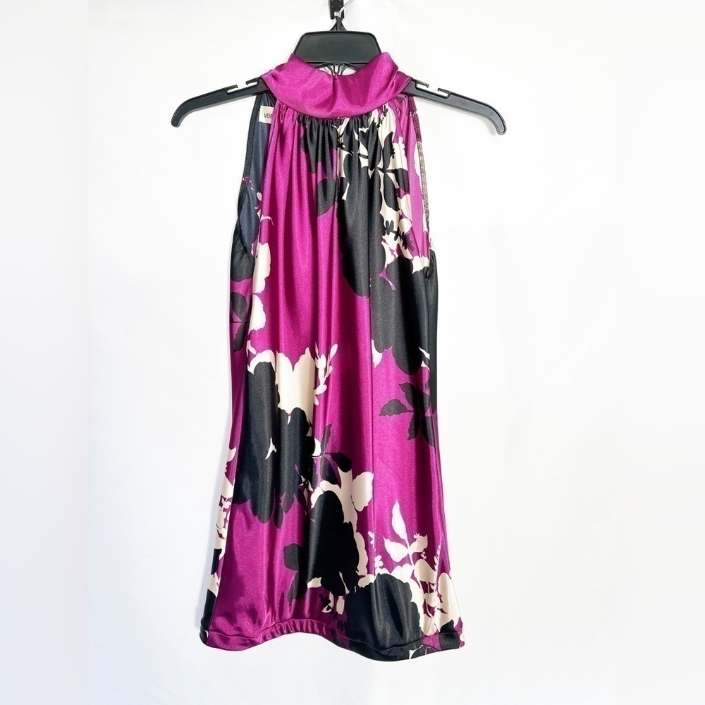 Veronica M Purple Floral Mini Dress